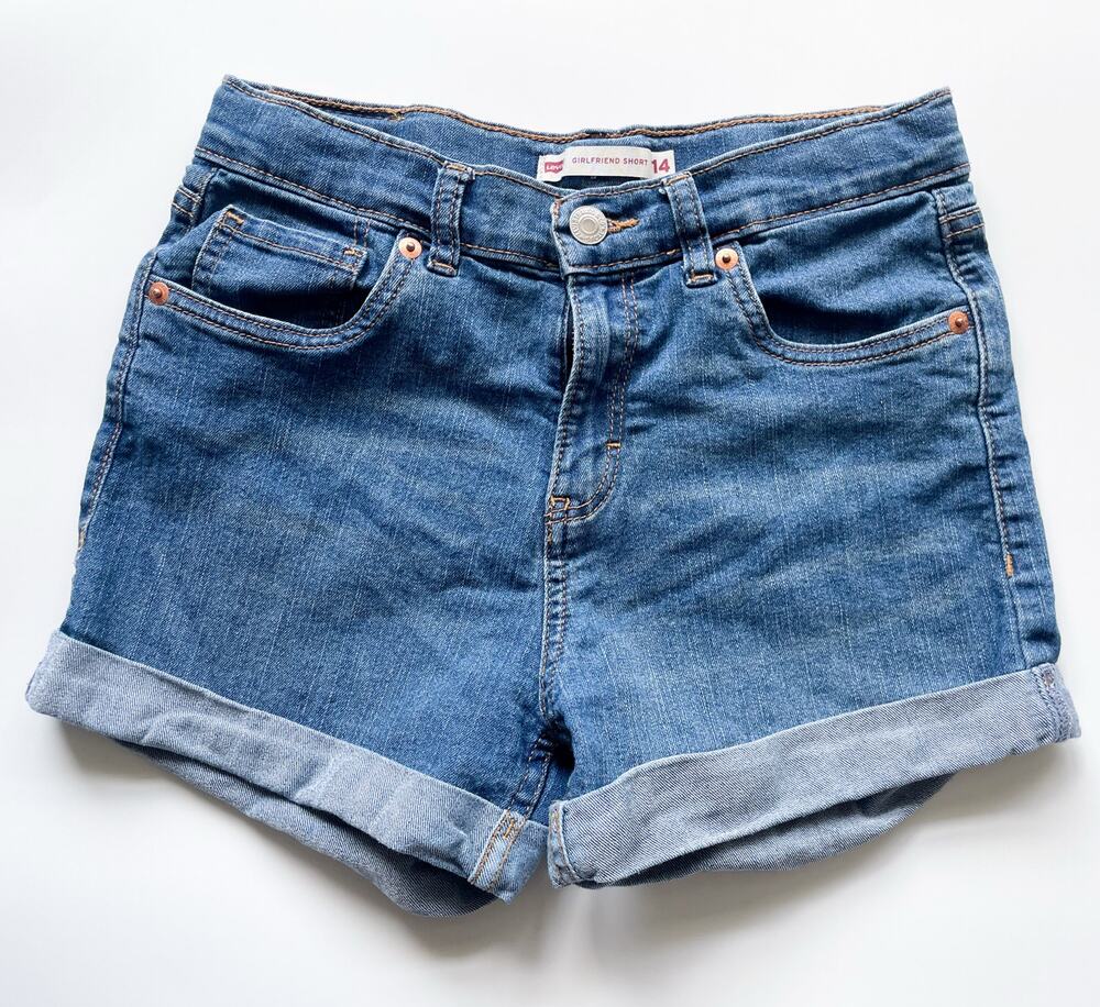 Levi's Denim Girlfriend Shorts Size Girl's 14